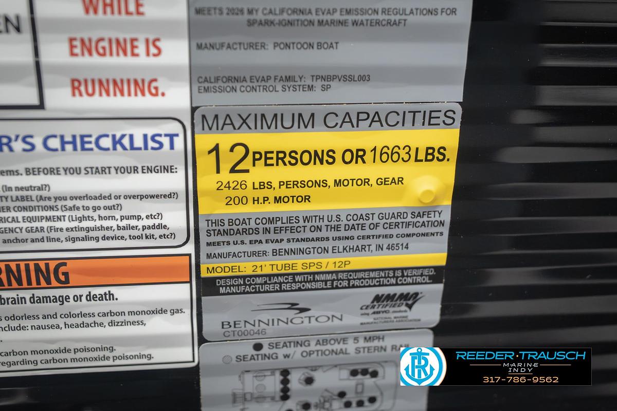 2026 Bennington 22 SSB