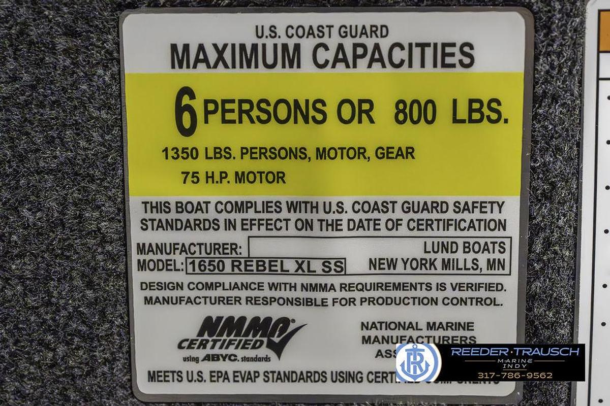 2025 Lund 1650 Rebel XL SS