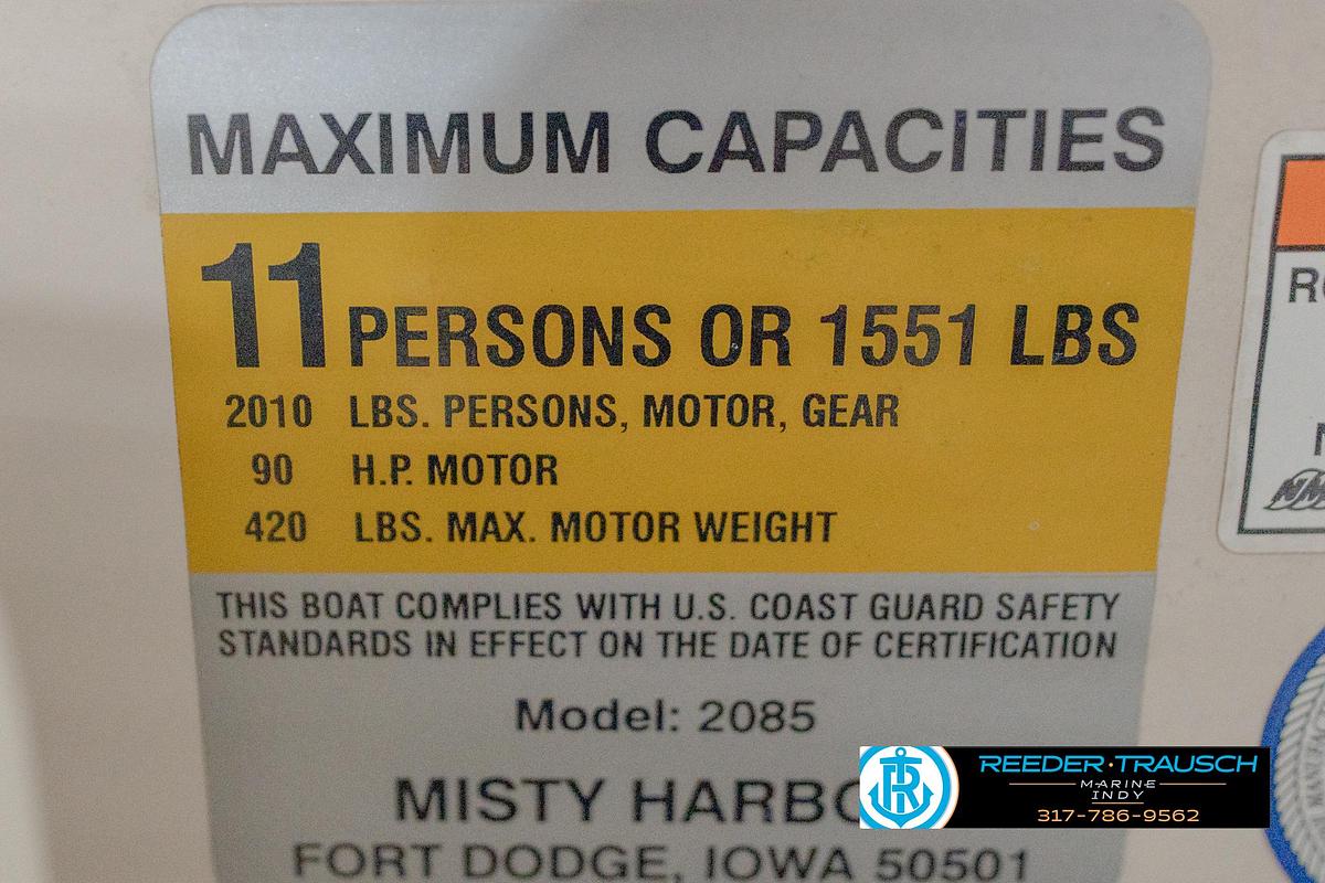 Used 2008 Misty Harbor 2085CR
