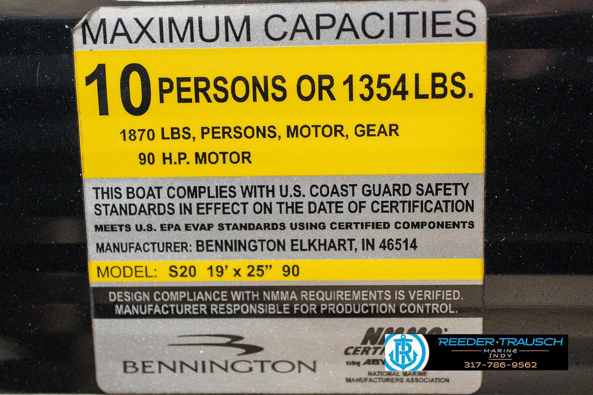 Used 2016 Bennington 20 SLMX