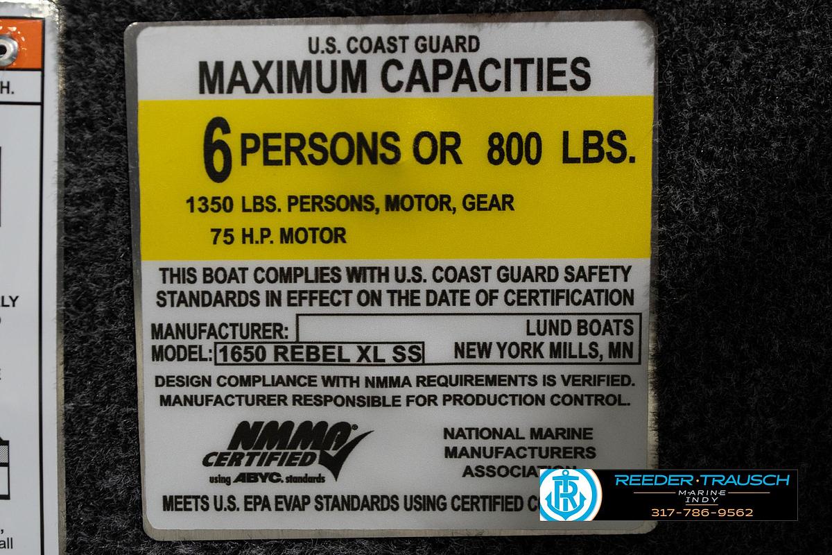 2026 Lund 1650 Rebel XL SS