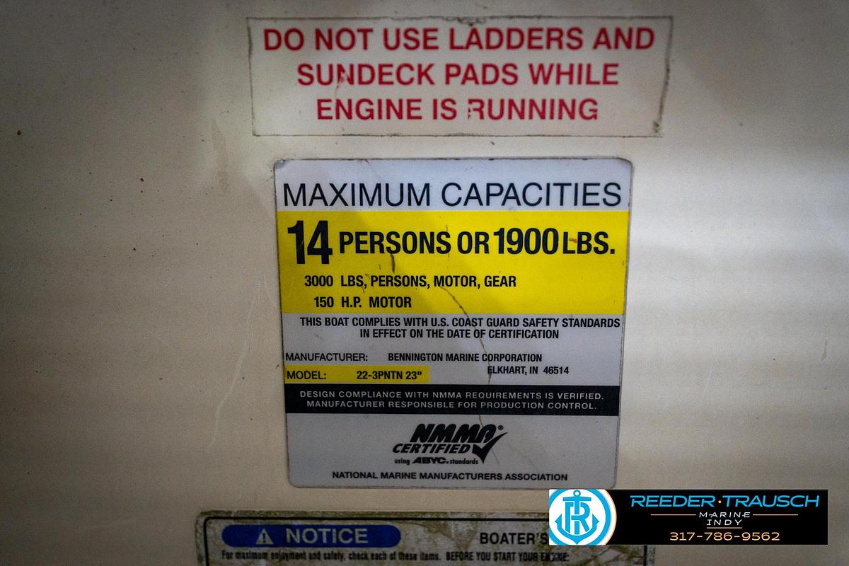 Used 2005 Bennington 2050 RL