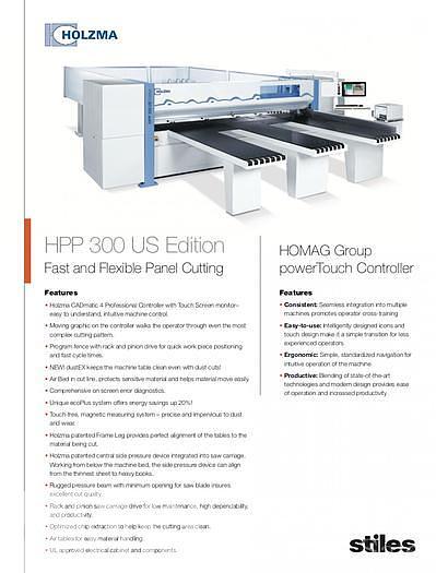 Used 2014 Holzma HPP300 Panel Saw