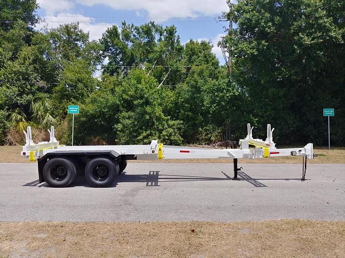 Used 2012 Brook Brothers PTB112-12KE TA EB Utility Pole Trailer - 74048