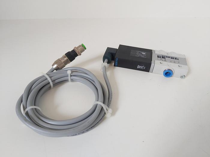 Magnetventil inkl. Kabel, Stecker, MHE4-M1H-3/2G-QS-8, 525190, Festo neu