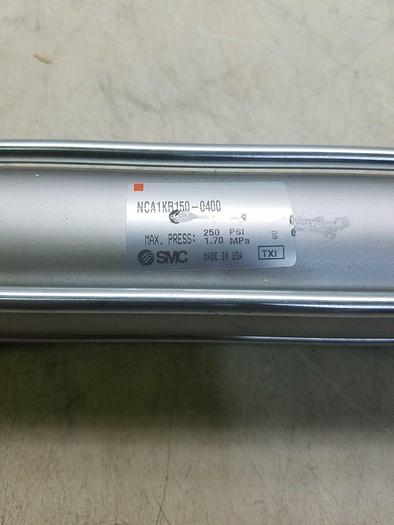 Used SMC PNEUMATIC CYLINDER NCA1KR150-0400