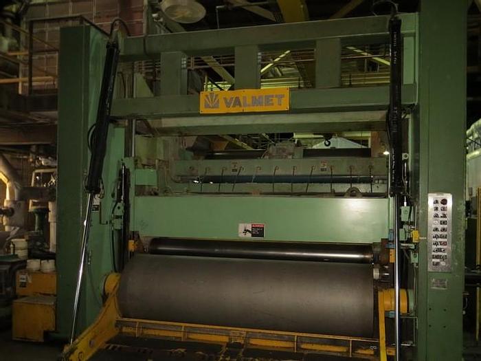 Used 108" (2.74M) VALMET TWO DRUM SLITTER REWINDER 6000FPM