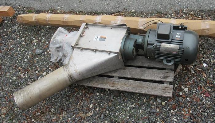 Used Conveyor, Screw, 3" X 20', S/st, Spiroflow, Flexible Screw, Hopper,Conveyor, Screw, 3" X 20', S/st, Spiroflow, Flexible Screw, Hopper, #S742111
