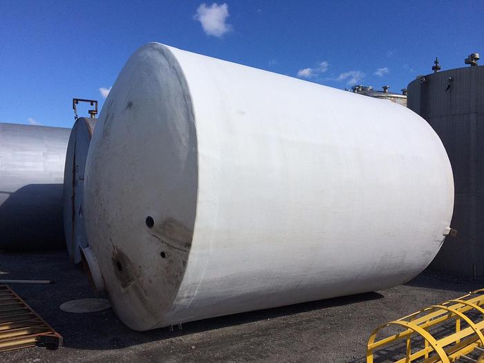 Used Used Edwards Fiberglass Inc. approxi 10,000 gallon vertical fiberglass Tank