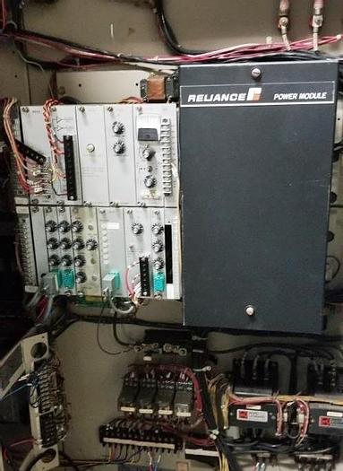 Used 64" WIDE DUSENBERY 815 DUPLEX SLITTER REWINDER CANTILEVERED