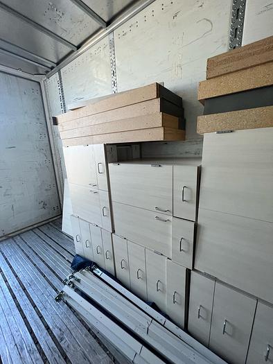 Used Institutional Grade Plastic Laminate Cabinets,   Optional Matching Shelving available