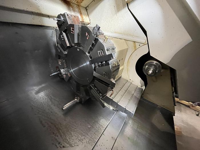 Used MAZAK QUICK TURN NEXUS 300 II CNC LATHE WITH MAZATROL MATRIX VOICE ADVISER CONTROLLS