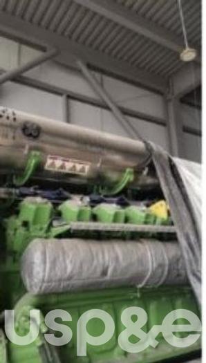 3 MW 2018 New Jenbacher 620GS Natural Gas Generator Set