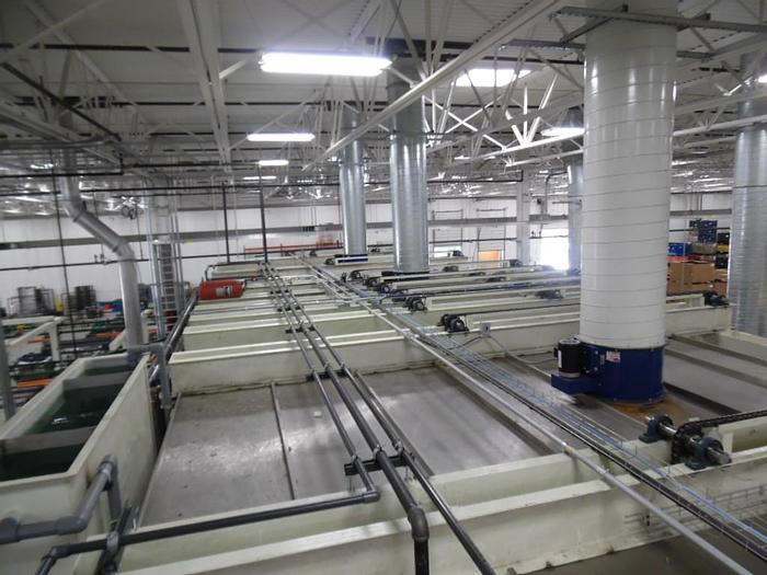 Used Custom Mulit-Stage Indexing Ecoat Line