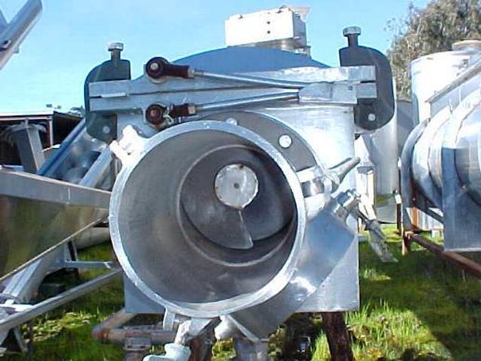 Used Blancher, Screw, 12" X 15', S/st, Kraft, Jkt, Steam, Cooker, #Z106365