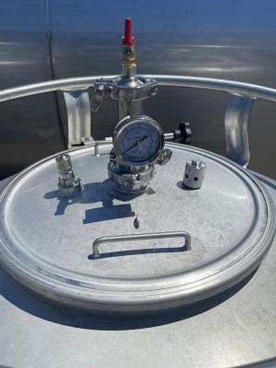 (2) available - 450L/ 3.5 bbl jacketed brite tanks