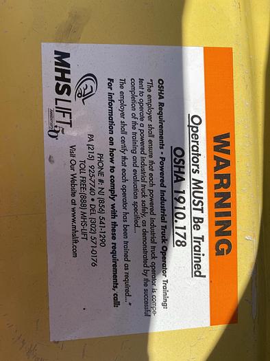 Used 13,500 POUND HYSTER MDL S135FT FORKLIFT ROLL CLAMP COMPATIBLE-SALE PENDING