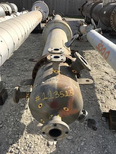 Used Used Southern Heat Exchanger Corp. Approximately 930 sq ft. 316L stainless steel shell and tube heat exchanger