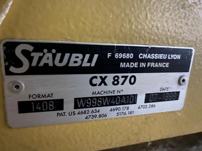 Gebraucht 04 gebr. Stäubli Jacquard Maschinen, Typ CX 870/880, 860, Baujahr 1999/2003, 1993