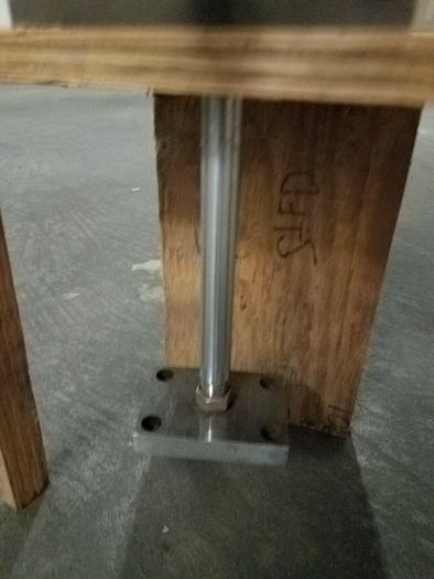 Used Schrader Bellows Eco Ram II Cylinder mounted on platform