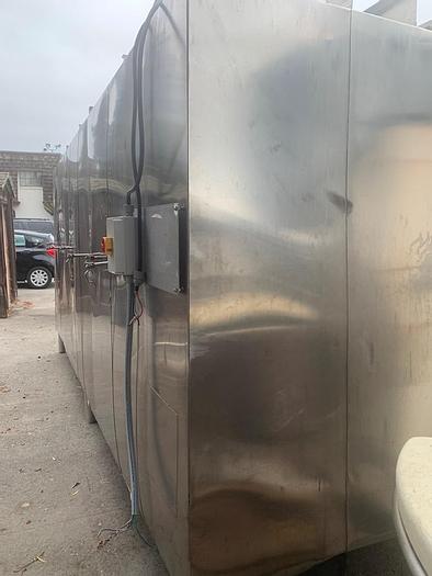 Used Tank, 3,000 Gallon, S/st, Jkt, Agit, Horiz, 3-Compartment #C743866