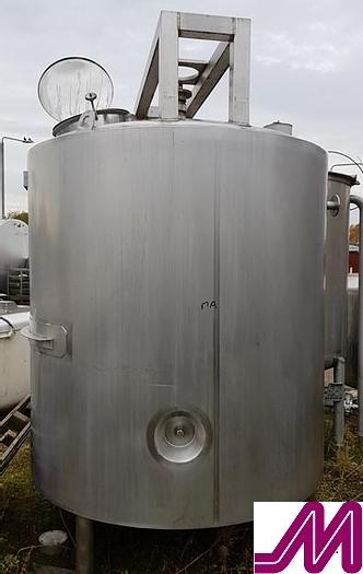 Used 3,000 Litre Stainless Steel Jacketed Tank
