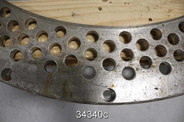 Used Beloit Shark Pulper Extraction Plate, 47" Outer Diameter, 35" Inner Diameter #34340