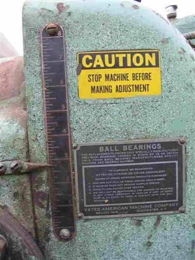 Used 8" x 15" Yates A20 Belt Driven Planer