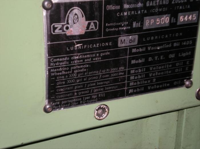 Usato RETTIFICA ZOCCA RP  500