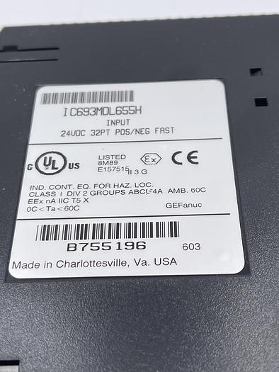 Used GE IC693MDL655H