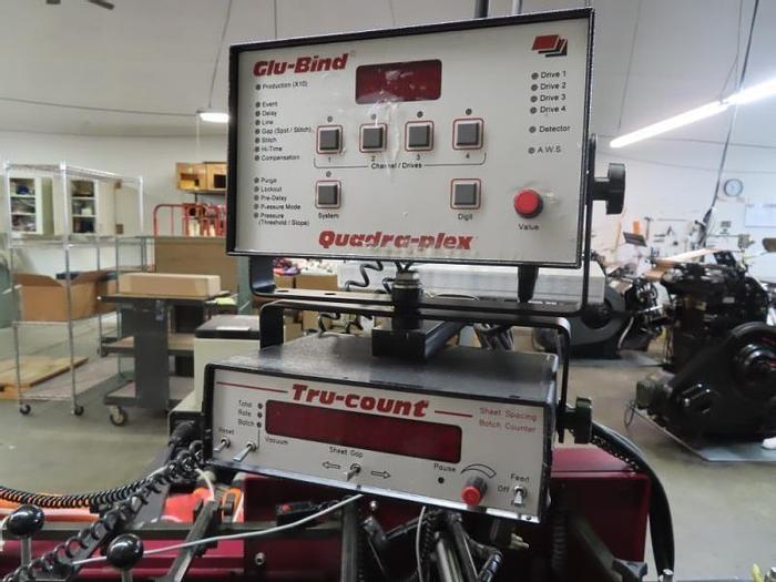 Used Dick Moll Marathon Regal Pocket Folder/Gluer with Versa Fold, 2012