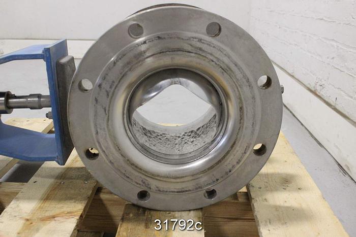 Used Neles Jamesbury R21CA08CCJOV 8" V-Ball Control Valve #31792