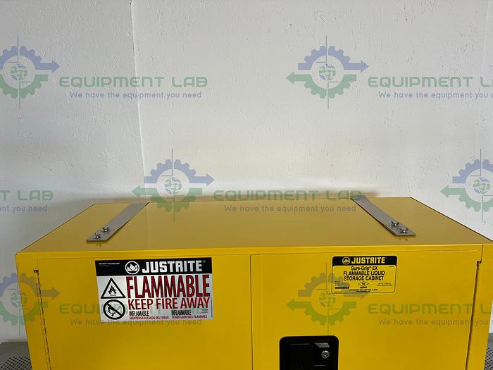 Used JustRite  Sure-Grip EX 17 Gallon Flammable Cabinet 43" x18" x 24"