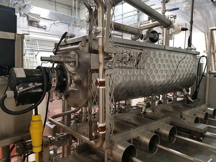 Used REB IVS -6  inline piston filler with 70 oz pistons SS - yojked for gallons