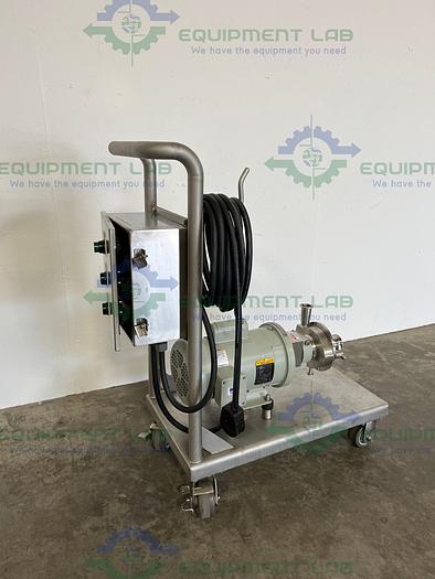 Used Pfizer Inc  FPX712 CIP Pump  Skid w/ Baldor Reliance L3606T Motor 115/230V