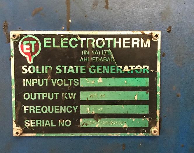 Used Induction Heater Electrotherm