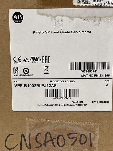 Allen-Bradley VPF-B1002M-PJ12AF SER A