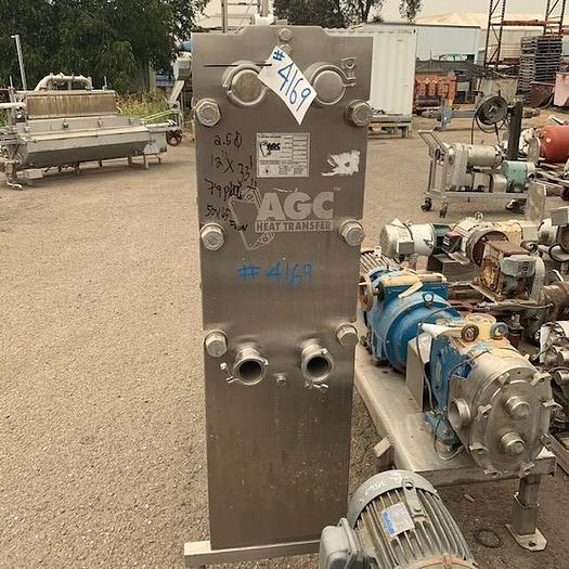 Used AGC Plate Cooler - Heat Exchanger Model PRO2-SH