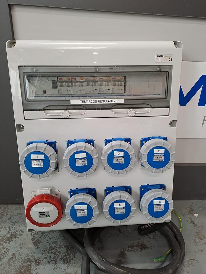 Used DISTROBUTION BOX 63AMP 3 PHASE