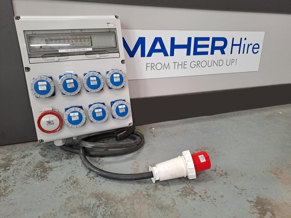 Used DISTROBUTION BOX 63AMP 3 PHASE