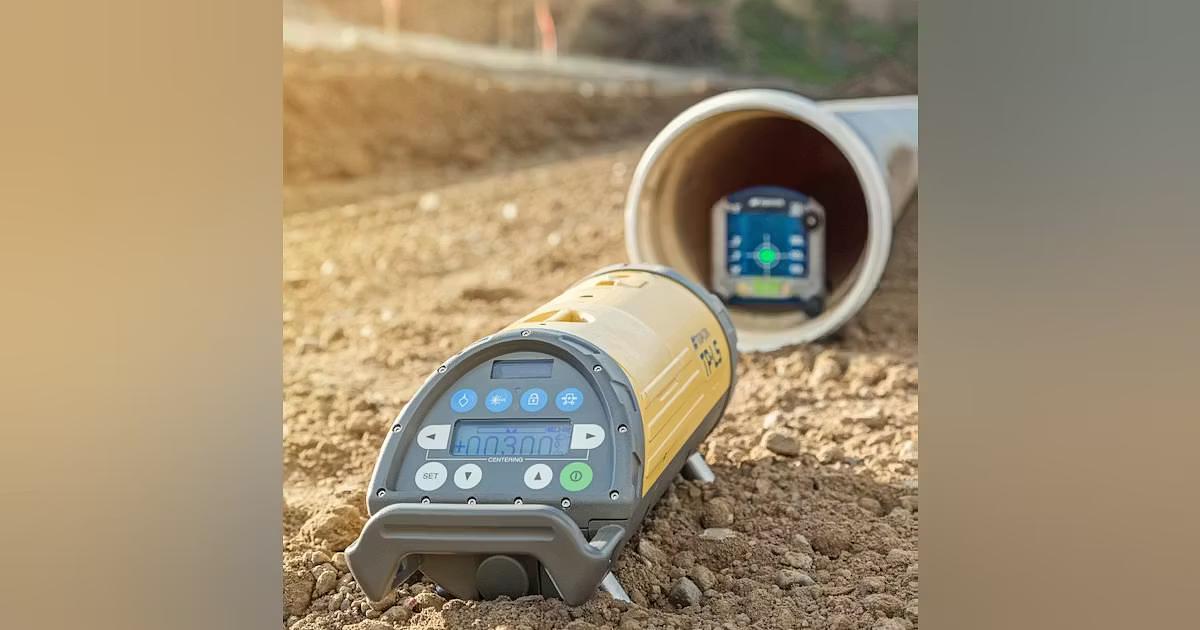 Used TOPCON TP-L5 PIPE LASER