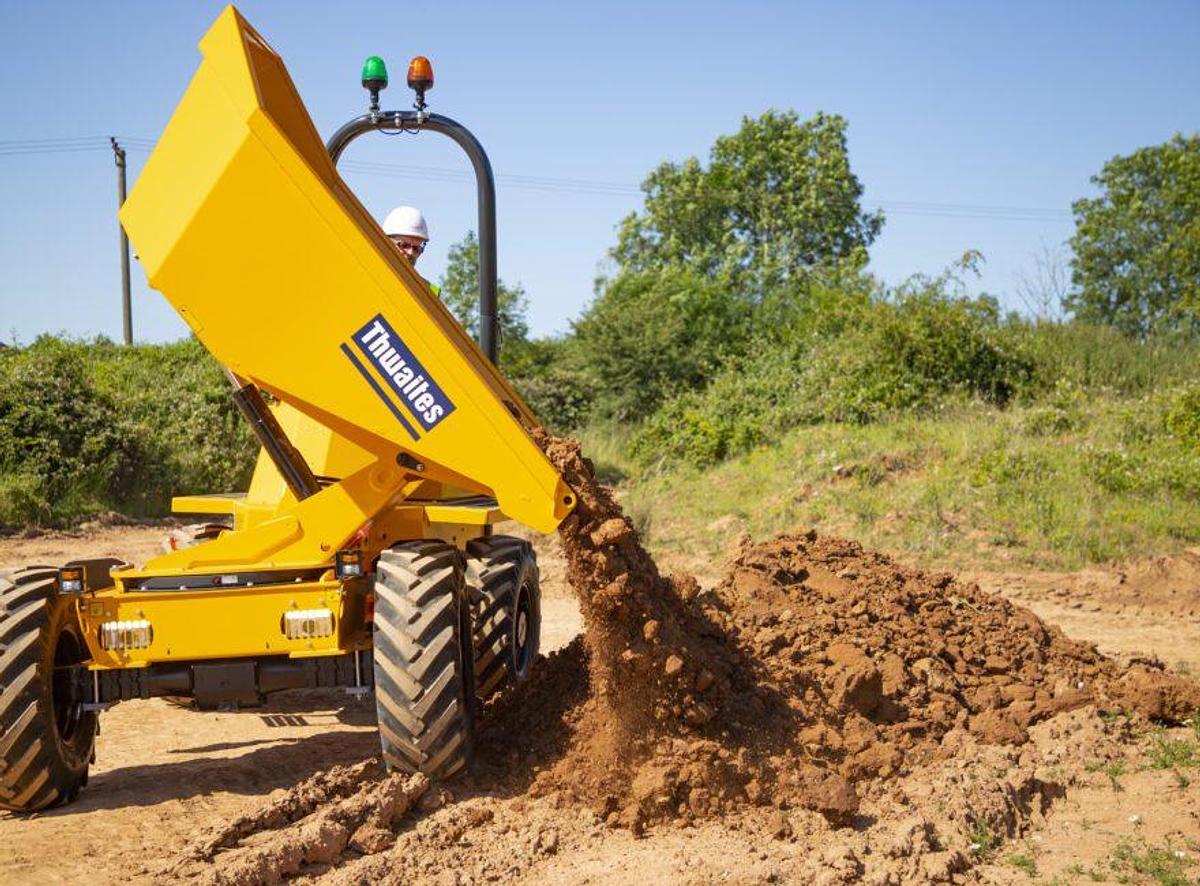 Used THWAITES 3 TON SWIVEL DUMPER