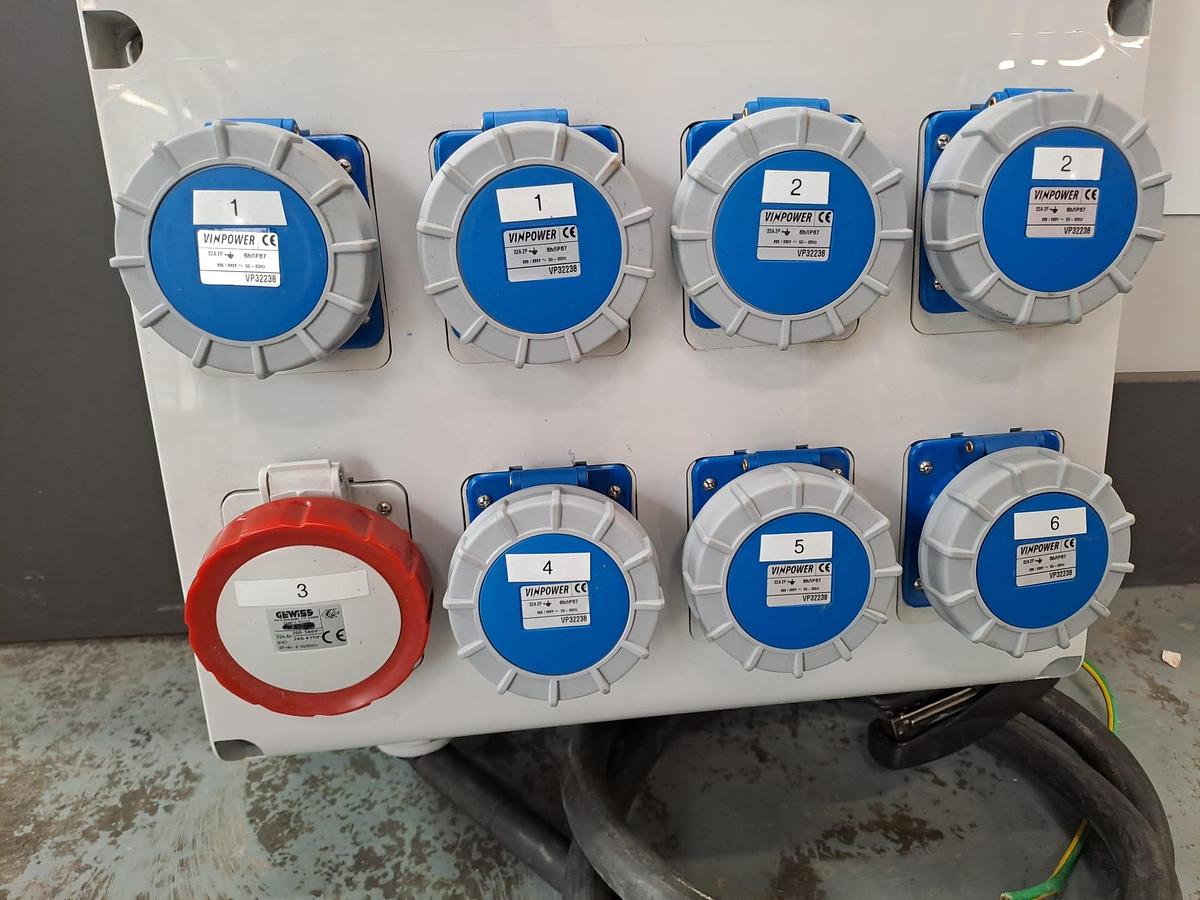 Used DISTROBUTION BOX 63AMP 3 PHASE