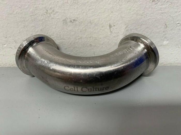 Used Stainless Steel 90 Degree Angles w/ 1" Sanitary Fittings