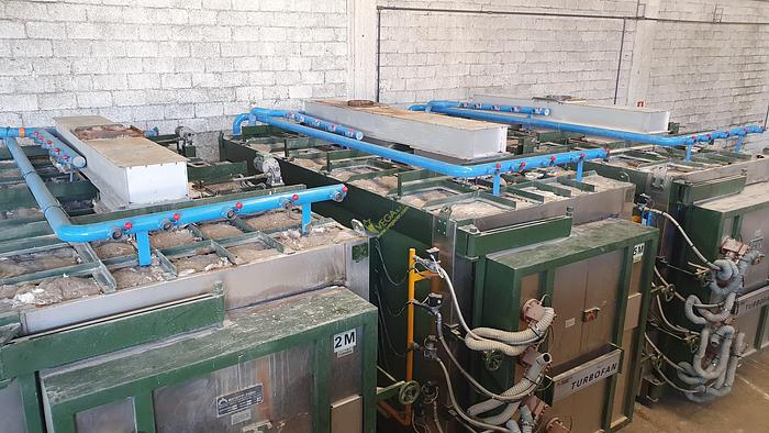 Used Muffled Gas turbo Kiln Moretti mod. FTR4M