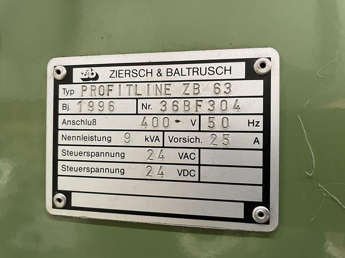 Gebruikt Ziersch & Baltrusch ZB 63