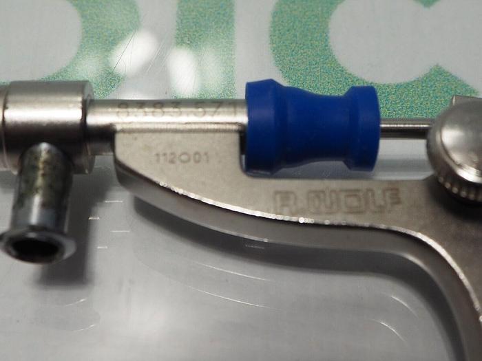 Used R. Wolf Surgical 8383.571 Laparoscopic 5mm Left Curved Dissecting Forceps