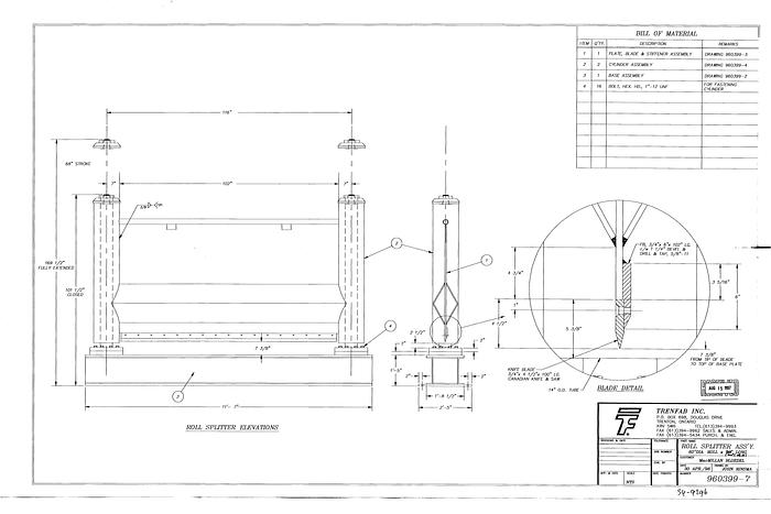 Used BLACK CLAWSON 48X96 #20391