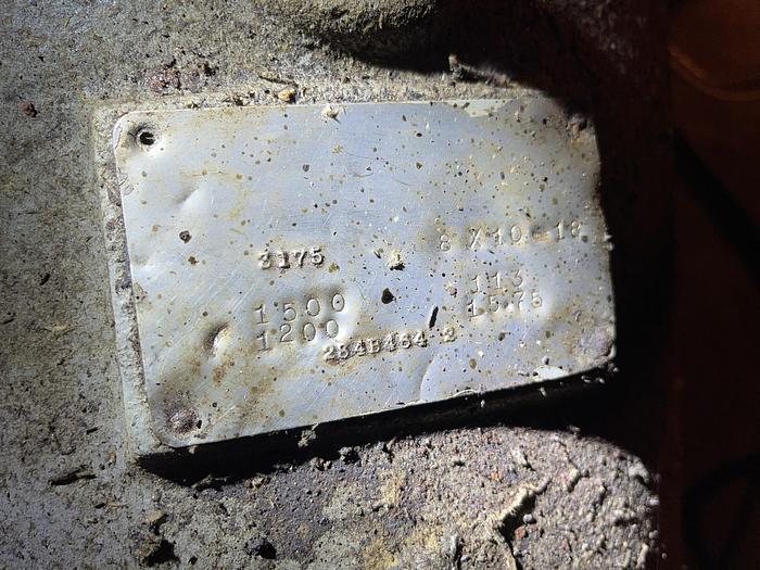 Used GOULDS  MDL.3175 8X10X18 75HP PUMP AND MOTOR