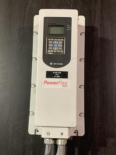 Used ALLEN BRADLEY POWERFLEX 753 DRIVE 10 HP